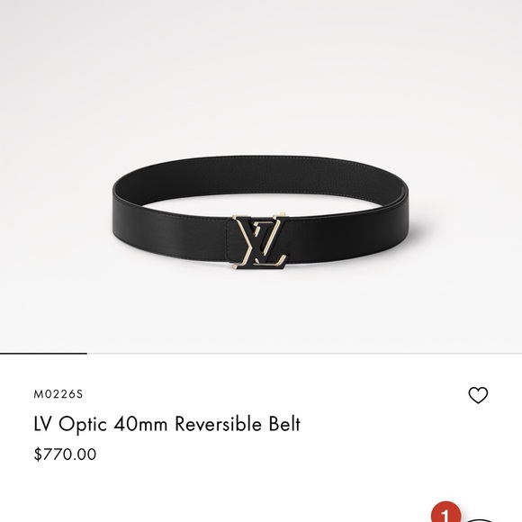 Louis Vuitton optic 40mm reversible belt - Picture 5 of 5